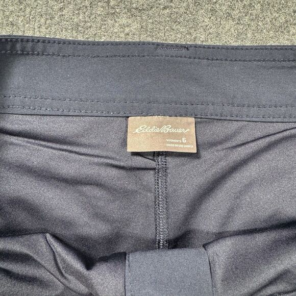 Eddie Bauer Adventurer 2.0 Skort Skirt Navy Blue Women’s Stretch Skort Size 6 - Picture 3 of 5